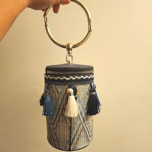 Boho tassel clutch